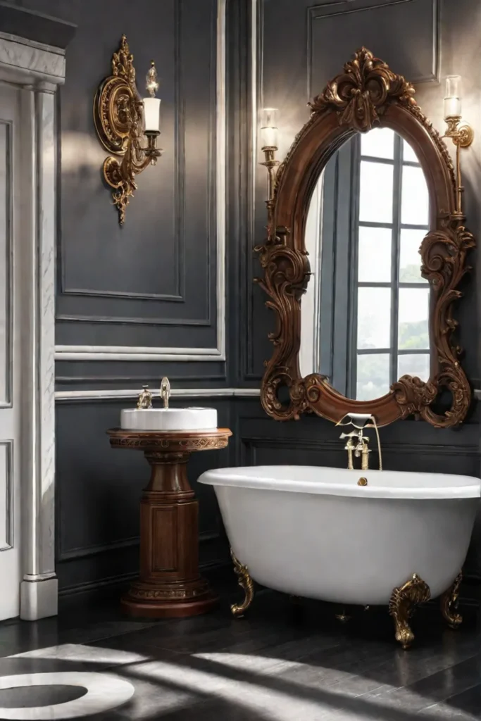 Classic bathroom with pedestal sink