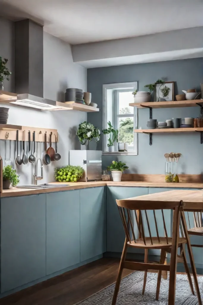 Bright and airy small kitchen