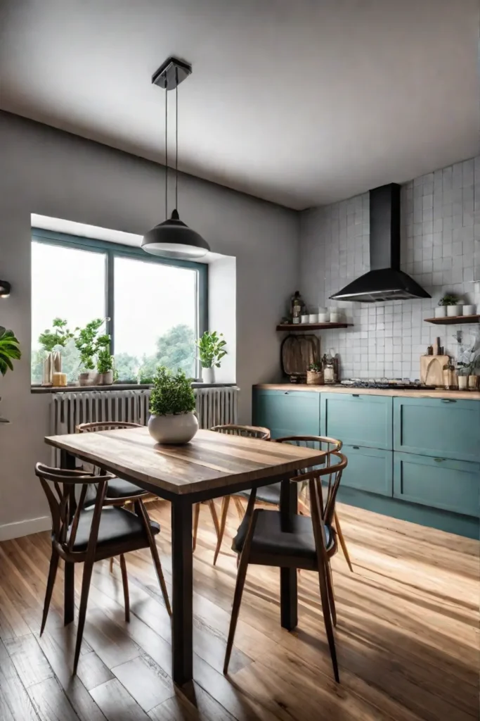 Bright kitchen with ample natural light