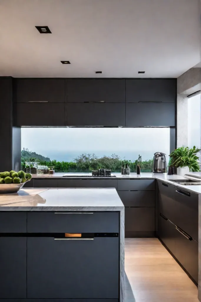 Bright and airy kitchen with smart technology