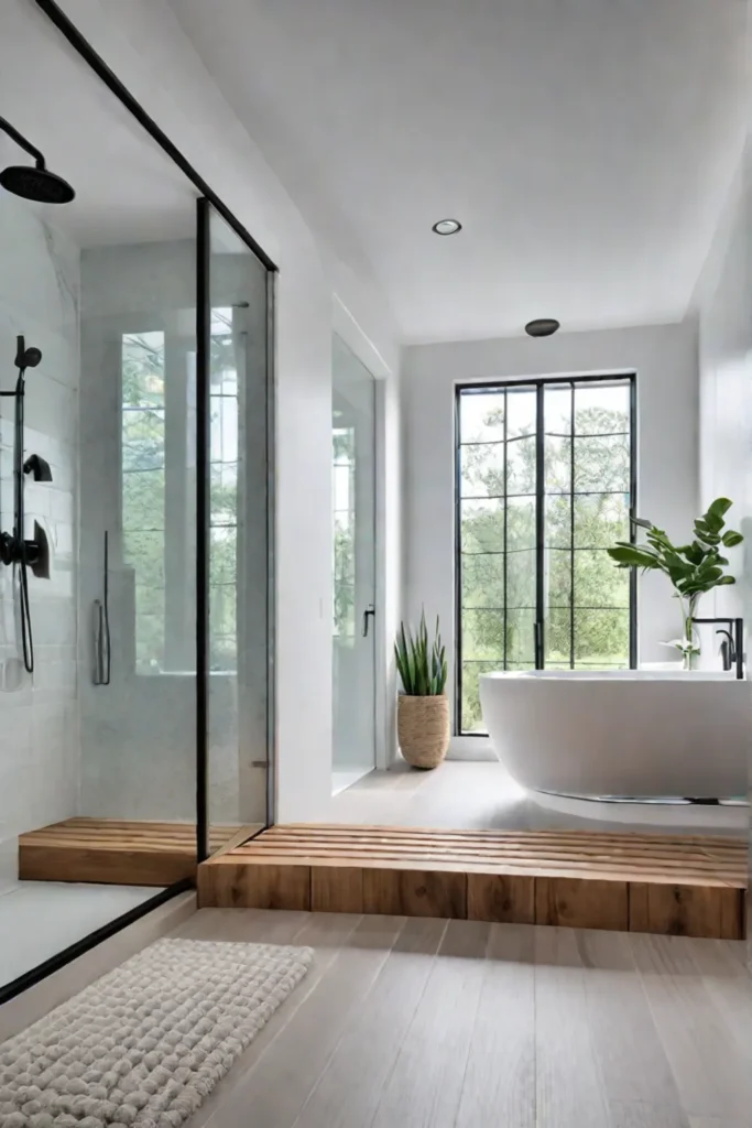 Clean and modern bathroom design