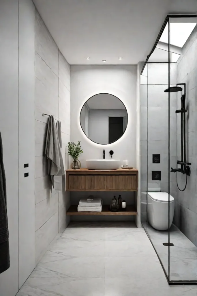 Functional bathroom with modern design