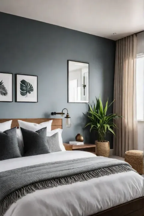 Bedroom with storage bench at end of bed