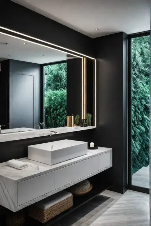 Master bathroom with a contemporary and stylish style
