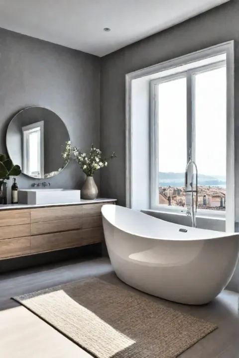 Master bathroom with natural daylight