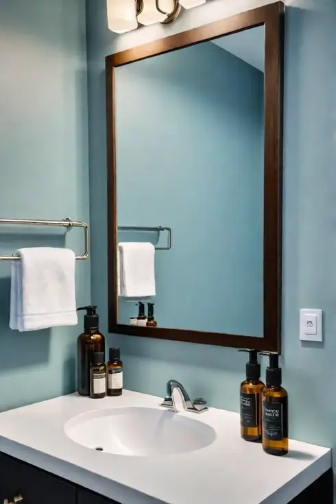 Medicine cabinet for bathroom storage