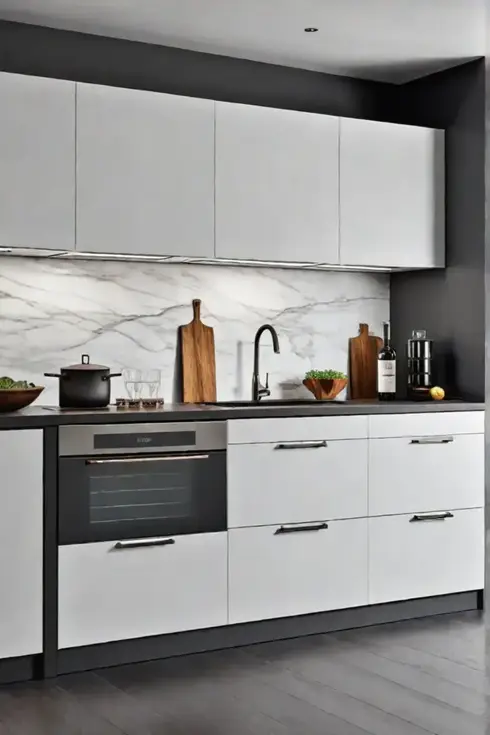 Cleanlined contemporary cabinets
