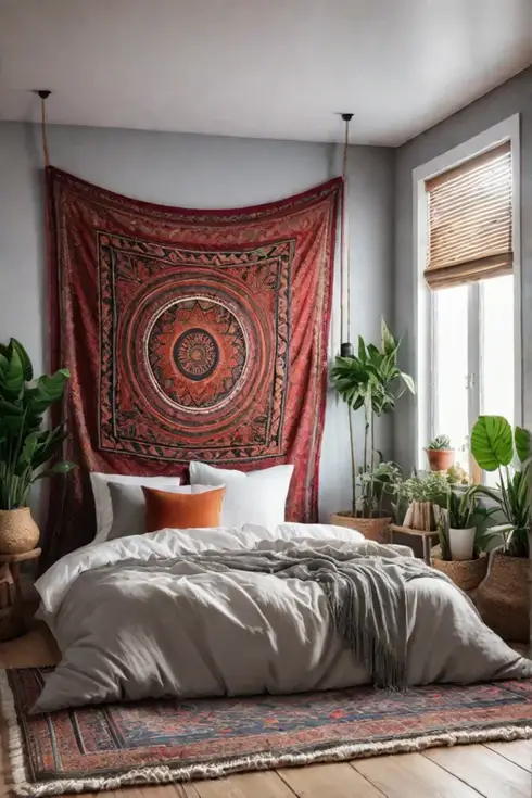 Eclectic bedroom