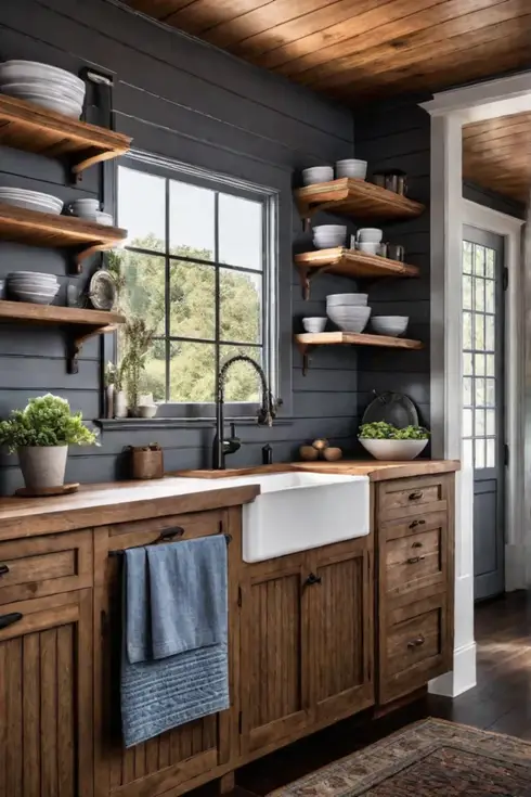 Farmhouse kitchen charm