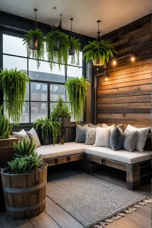 Industrial Balcony Design