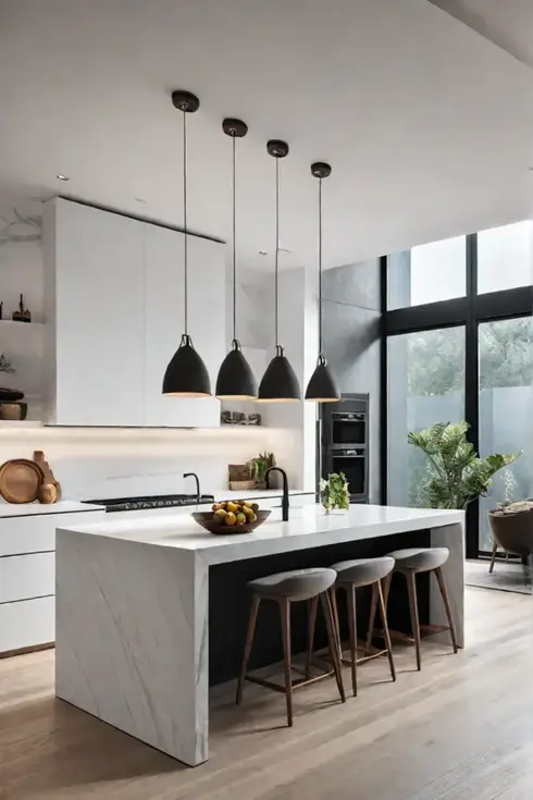 Modern minimalist kitchen