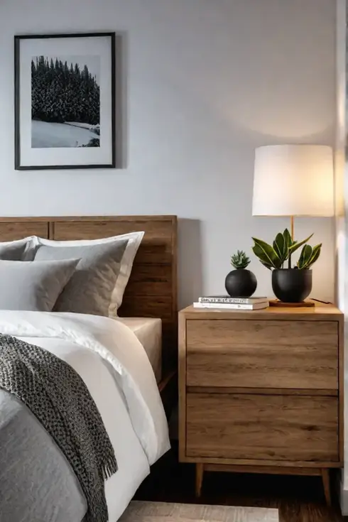 Small bedroom with personalized touches
