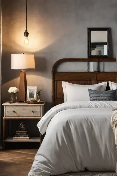 Vintage bedroom decor