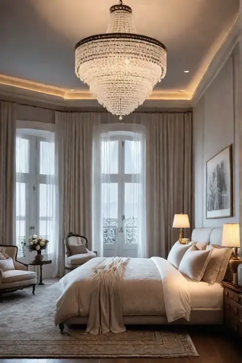 Vintageinspired bedroom