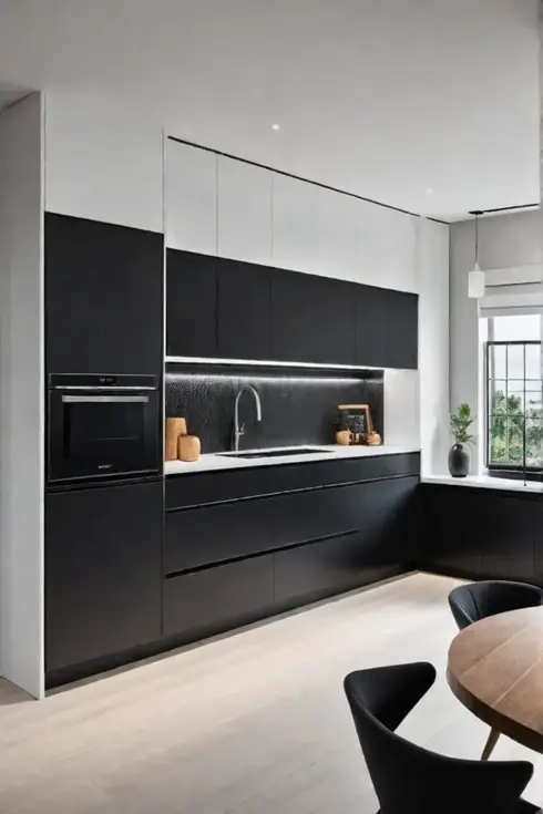 Ecofriendly kitchen design with recycled glass and energyefficient appliances