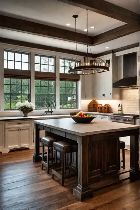 Dream kitchen with a stylish and functional island