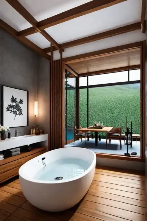 Japanese bathroom minimalist design