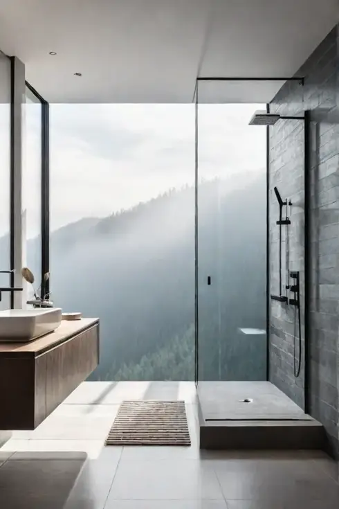 Spa bathroom minimalist style