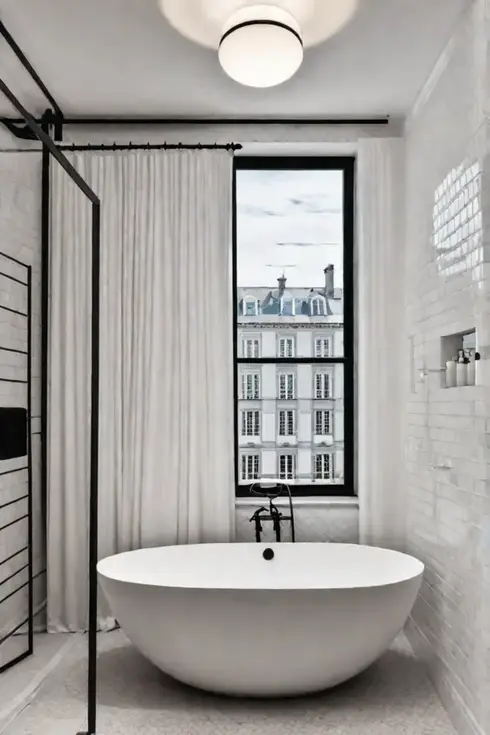 Timeless bathroom elegant design